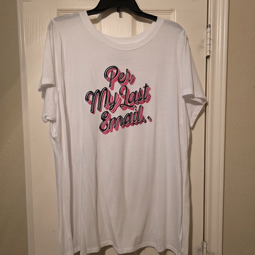 Torrid Classic Fit Tee with Black Text